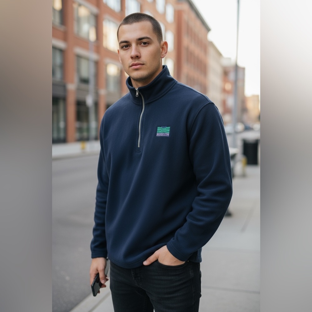 Port‎ Authority® Microfleece 1/2-Zip Pullover.